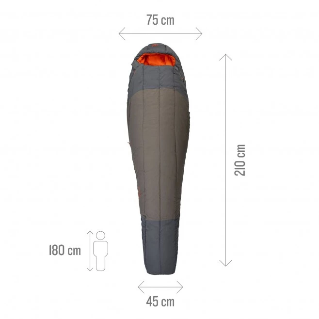 Sac de couchage - Confort : 5°C - Kaki SYNTEK 0° 4 Sac de couchage - Confort : 5°C - Kaki SYNTEK 0° – Image 4