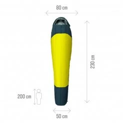 Sac de couchage grande taille - Confort : 5°C - Bleu marine SYNTEK 0° LONG -Vêtements et Equipements Soldes mic1118 9188 3 sac de couchage confort 5 c bleu marine syntek 0 long 5