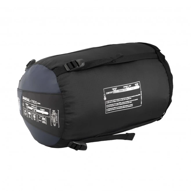 Sac de couchage grande taille - Confort : 5°C - Bleu marine BAIKAL 1100 LONG 3 Sac de couchage grande taille - Confort : 5°C - Bleu marine BAIKAL 1100 LONG – Image 3