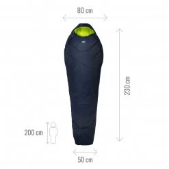 Sac de couchage grande taille - Confort : 5°C - Bleu marine BAIKAL 1100 LONG 8 Sac de couchage grande taille - Confort : 5°C - Bleu marine BAIKAL 1100 LONG -Vêtements et Equipements Soldes mic1131 7317 3 baikal 1100long saphir 1