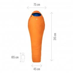 Sac de couchage - Confort 10°C - Orange BAIKAL 750 -Vêtements et Equipements Soldes mic1133 9646 3 baikal 750 reg maracuja 1