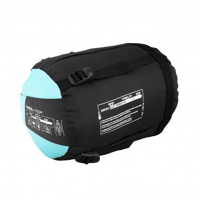 Sac de couchage femme - Confort 10°C - Bleu BAIKAL 750 W 3 Sac de couchage femme - Confort 10°C - Bleu BAIKAL 750 W – Image 3