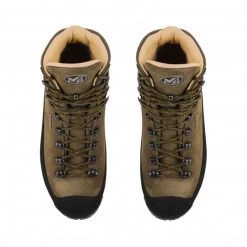 Chaussures hautes de trekking GORE-TEX vertes unisexes BOUTHAN -Vêtements et Equipements Soldes mig1153 2183 3 chaussures hautes mixte vert bouthan gtx 3