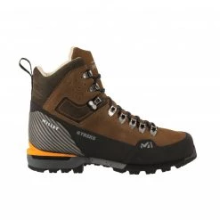 Chaussures hautes en cuir marrons pour homme G TREK 5 LEATHER