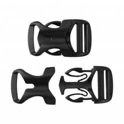 Boucle de sac à dos noire QUICK BUCKLE 20 MM