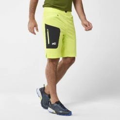 Short de trail vert pour homme LTK SPEED LONG SHORT M -Vêtements et Equipements Soldes miv7723 9671 1 ltk speed l sh bird black 1