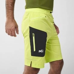 Short de trail vert pour homme LTK SPEED LONG SHORT M -Vêtements et Equipements Soldes miv7723 9671 3 ltk speed l sh bird black 1
