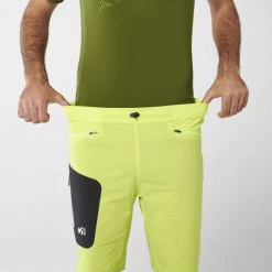 Short de trail vert pour homme LTK SPEED LONG SHORT M -Vêtements et Equipements Soldes miv7723 9671 4 ltk speed l sh bird black 1