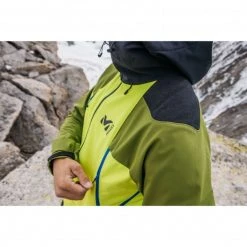 Veste GORE-TEX verte pour homme KAMET LIGHT -Vêtements et Equipements Soldes miv7739 9655 12 kamet light gjm bird fern 1