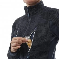 Polaire en Polartec® bleu marine pour femme TRILOGY X WOOL -Vêtements et Equipements Soldes miv7969 7517 3 polaire tres chaude femme bleu marine trilogy x wool jkt w 3