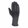 Gants de randonnée noirs pour homme WARM STRETCH
