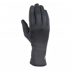 Gants de randonnée noirs pour homme WARM STRETCH
