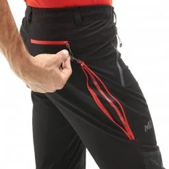 Pantalon d'alpinisme kaki pour homme K XCS PANT -Vêtements et Equipements Soldes miv8267 0247 4 pantalon coupe vent homme noir k xcs pant m 7