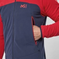 Polaire technique bleu marine pour homme K LIGHTGRID JKT M -Vêtements et Equipements Soldes miv8269 7487 3 k ltgrid jkt m saphir rouge 4