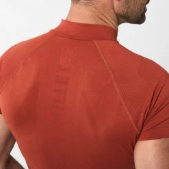 Tee-Shirt respirant marron pour homme LTK SEAMLESS LIGHT Z SS M -Vêtements et Equipements Soldes miv8275 4104 3 ltkseamless zss rust 1