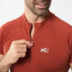 Tee-Shirt respirant marron pour homme LTK SEAMLESS LIGHT Z SS M -Vêtements et Equipements Soldes miv8275 4104 4 ltkseamless zss rust 1