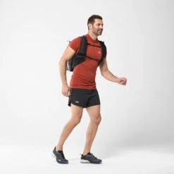 Tee-Shirt respirant marron pour homme LTK SEAMLESS LIGHT Z SS M -Vêtements et Equipements Soldes miv8275 4104 5 ltkseamless zss rust 1