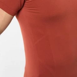 Tee-Shirt respirant marron pour homme LTK SEAMLESS LIGHT TS SS M -Vêtements et Equipements Soldes miv8276 4104 4 ltkseamlesstsss rust 1