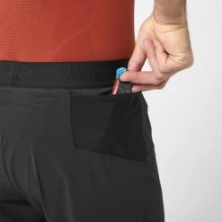 Short de trail noir pour homme LTK INTENSE SHORT M -Vêtements et Equipements Soldes miv8288 0247 4 ltk intense sht black noir 1