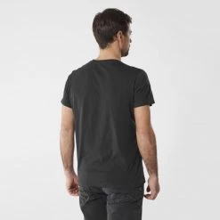 Tee-Shirt en coton noir pour homme BOULDER DREAM -Vêtements et Equipements Soldes miv8310 0247 3 tee shirt manches courtes homme noir boulder dream ts ss m