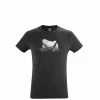 Tee-Shirt en coton noir pour homme BOULDER DREAM