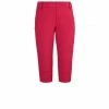 Pantalon de randonnée rouge pour femme TREKKER STR 3/4 PANT II W