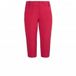 Pantalon de randonnée rouge pour femme TREKKER STR 3/4 PANT II W
