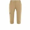 Pantalon de randonnée beige pour femme TREKKER STR 3/4 PANT II W
