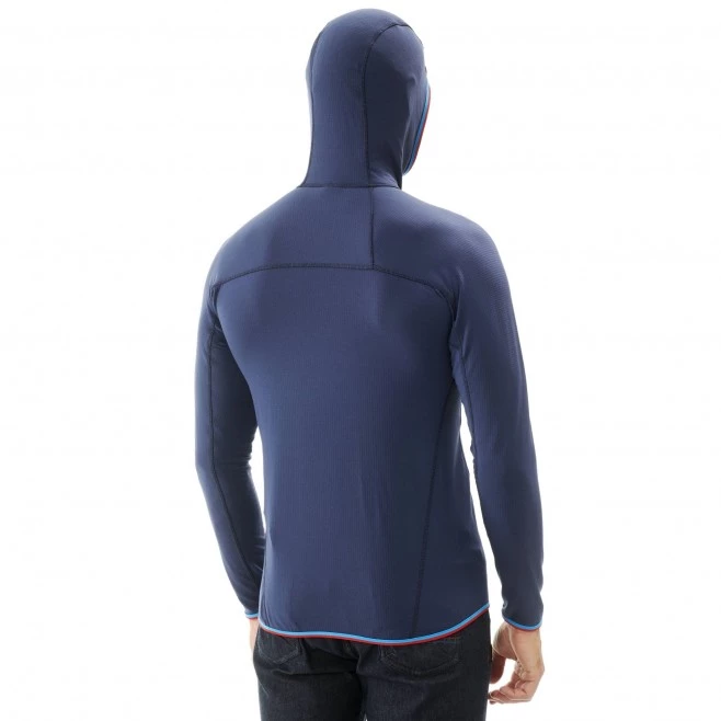 Polaire technique bleue pour homme TRILOGY LIGHTGRID HOODIE M 3 Polaire technique bleue pour homme TRILOGY LIGHTGRID HOODIE M – Image 3