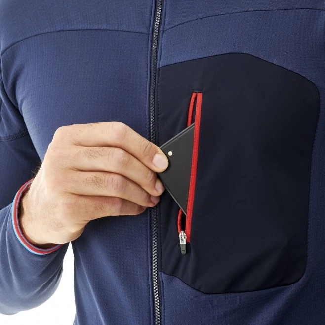 Polaire technique bleue pour homme TRILOGY LIGHTGRID HOODIE M 4 Polaire technique bleue pour homme TRILOGY LIGHTGRID HOODIE M – Image 4