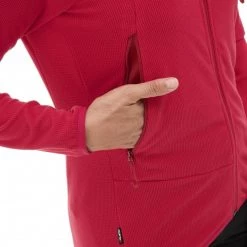 Polaire technique bleu marine pour femme K LIGHTGRID JKT W -Vêtements et Equipements Soldes miv8491 9162 3 polaire femme rouge k lightgrid jkt w 3