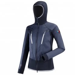 Polaire en Polartec® bleu marine pour femme TRILOGY HYBRID ALPHA