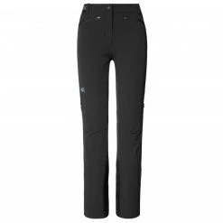 Pantalon coupe-vent noir pour femme EXTREME RUTOR SHIELD