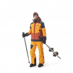 Bonnet en laine mérinos marron TIAK II -Vêtements et Equipements Soldes miv8607 9567 3 tiak beanie m rust saphir u 2