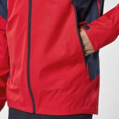 Veste imperméable rouge pour homme FITZ ROY III -Vêtements et Equipements Soldes miv8628 8083 4 fitz roy jkt m rouge saphir 4