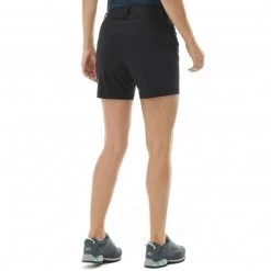 Short de randonnée noir pour femme WANAKA STRETCH SHORT II W -Vêtements et Equipements Soldes miv8648 0247 2 short femme noir wanaka str sh w black noir