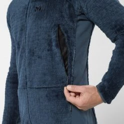 Polaire très chaude en Polartec® noire pour homme FUSION LINES LOFT -Vêtements et Equipements Soldes miv8851 8737 3 polaire homme bleu marine fusion lines loft jkt m 3