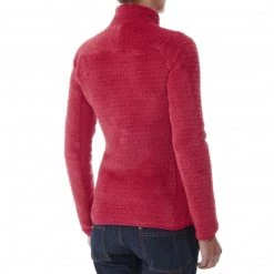 Polaire très chaude en Polartec® noire pour femme FUSION LINES LOFT -Vêtements et Equipements Soldes miv8853 9162 4 polaire femme rouge fusion lines loft jkt w 3