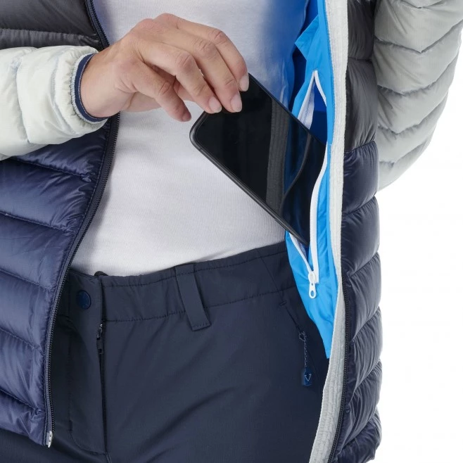 Doudoune à capuche chaude bleu marine pour femme TRILOGY DIAMOND DOWN 5 Doudoune à capuche chaude bleu marine pour femme TRILOGY DIAMOND DOWN – Image 5