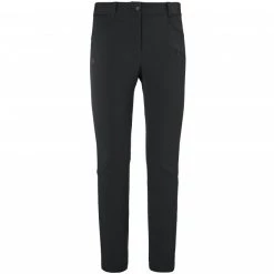 Pantalon coupe-vent noir pour femme WANAKA FALL STRETCH