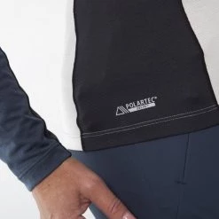 Tee-Shirt gris pour femme TRILOGY ROUND LOGO TS LS W -Vêtements et Equipements Soldes miv8979 8728 6 tri round ls w dawn saphir 1