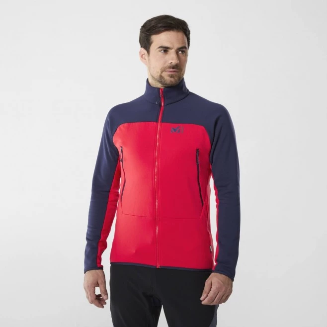 Polaire en Polartec® rouge pour homme FUSION POWER 2 Polaire en Polartec® rouge pour homme FUSION POWER – Image 2
