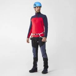 Polaire en Polartec® rouge pour homme FUSION POWER 9 Polaire en Polartec® rouge pour homme FUSION POWER -Vêtements et Equipements Soldes miv9022 8083 4 fusion pow j m rouge saphir 1