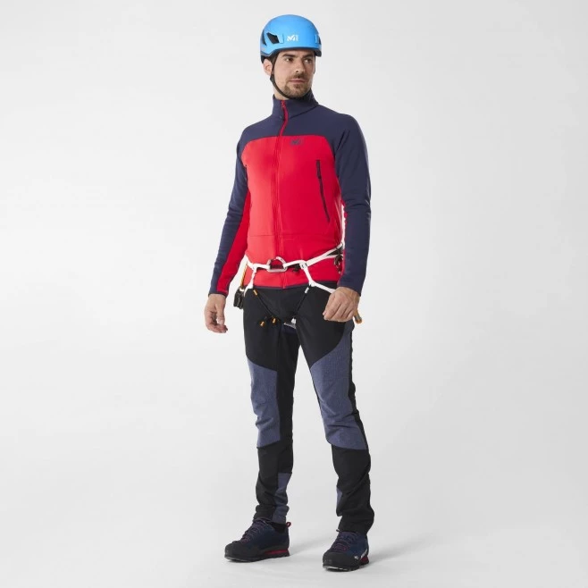 Polaire en Polartec® rouge pour homme FUSION POWER 4 Polaire en Polartec® rouge pour homme FUSION POWER – Image 4