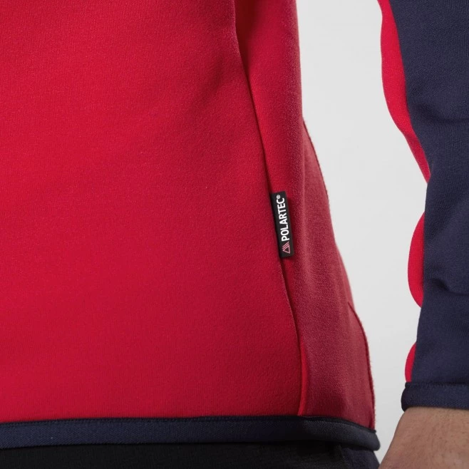 Polaire en Polartec® rouge pour homme FUSION POWER 6 Polaire en Polartec® rouge pour homme FUSION POWER – Image 6