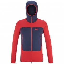 Polaire en Polartec® rouge pour homme FUSION GRID