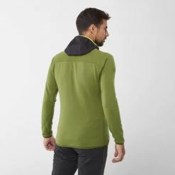 Polaire en Polartec® kaki pour homme FUSION GRID -Vêtements et Equipements Soldes miv9024 9453 2 fusion grid h m fern noir 1