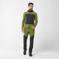 Polaire en Polartec® kaki pour homme FUSION GRID -Vêtements et Equipements Soldes miv9024 9453 5 fusion grid h m fern noir 1