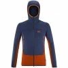 Polaire en Polartec® marron pour homme FUSION GRID