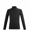 Tee-Shirt noir pour homme MORPHO ZIP LS M